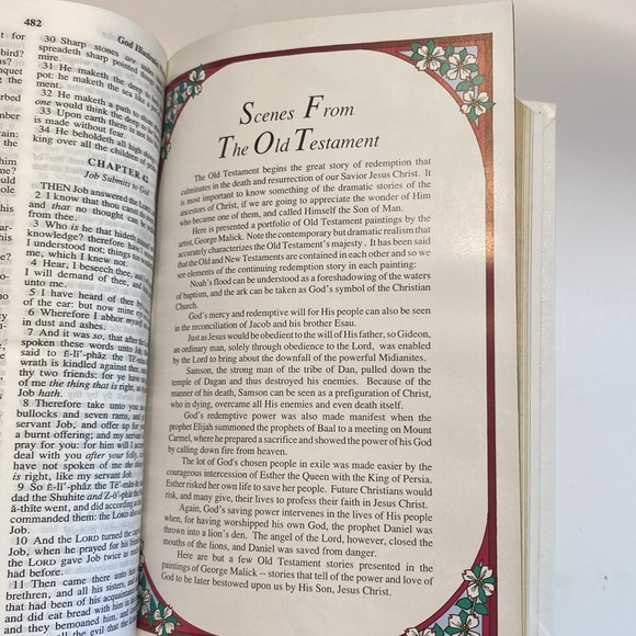 King James Version Holy Bible Dove of Peace,1991 White hardcover with Cedar box - Picture 14 of 16